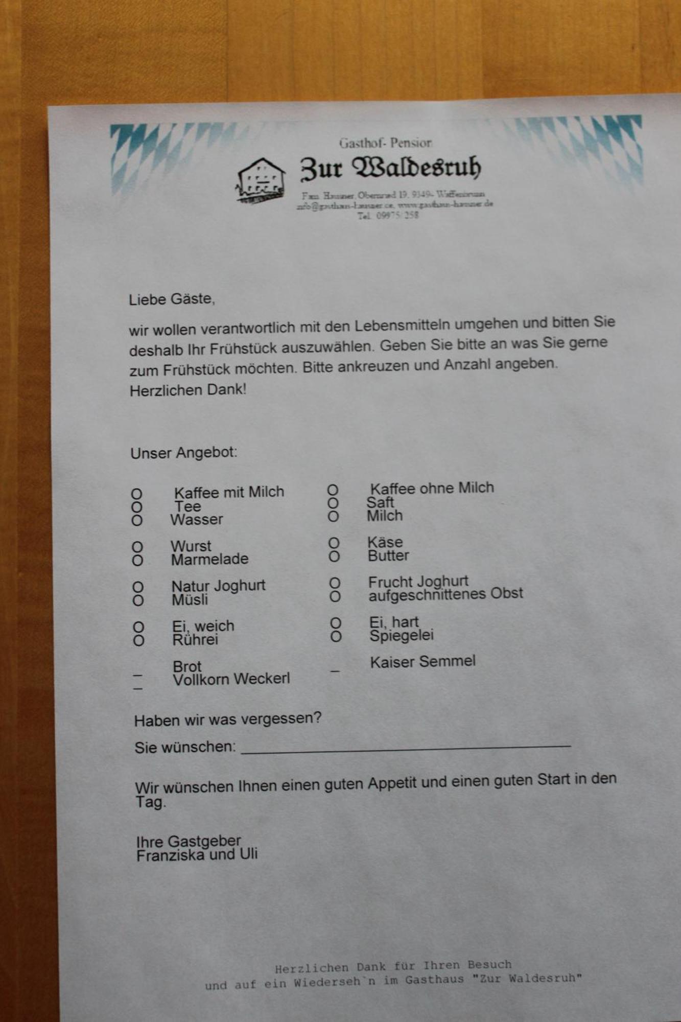 Gasthaus Zur Waldesruh Waffenbrunn Buitenkant foto
